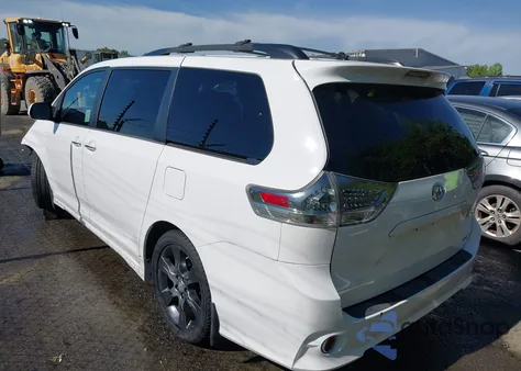 2015 Toyota Sienna Se 8 Passenger из США, поврежденный, VIN 5TDXK3DC0FS657546